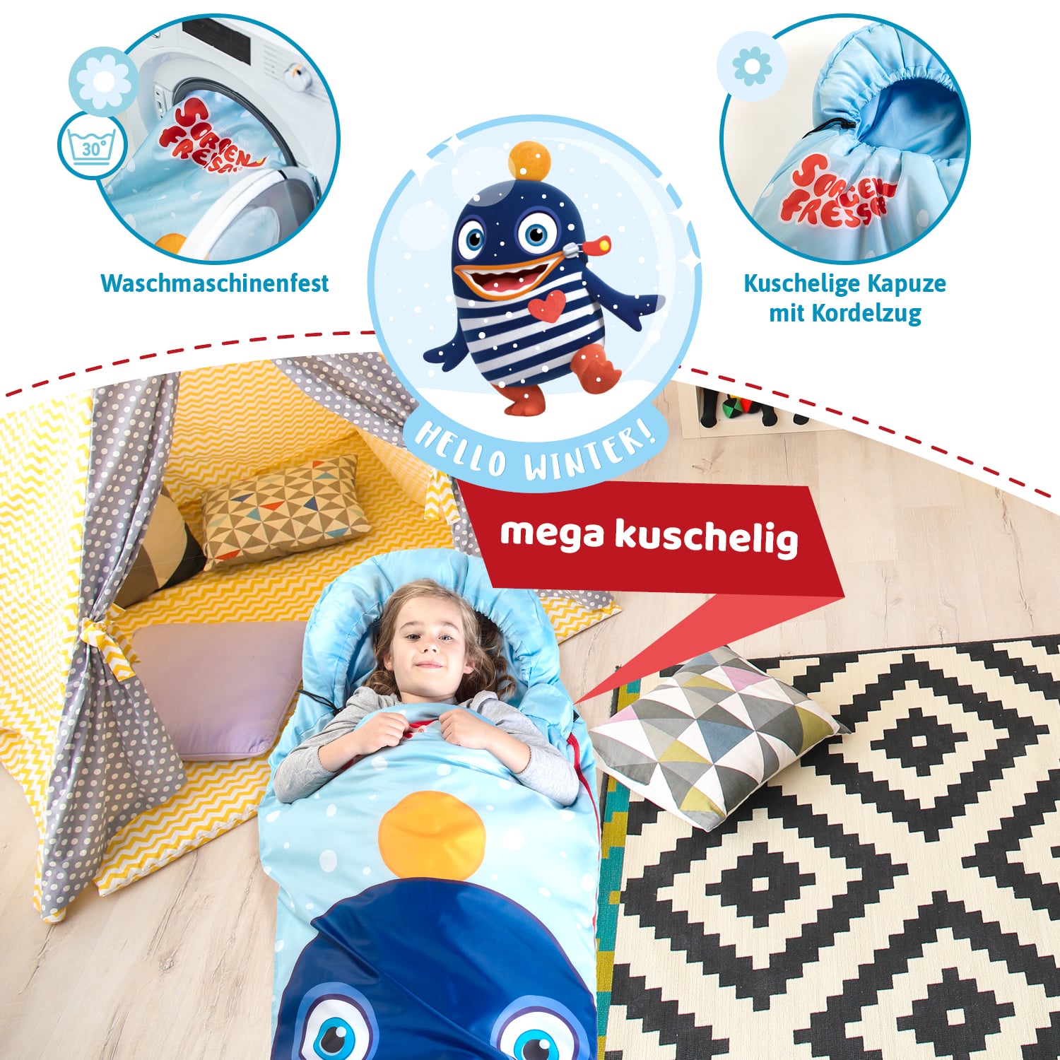 Skandika Zorgeneter Ping Kinderslaapzak