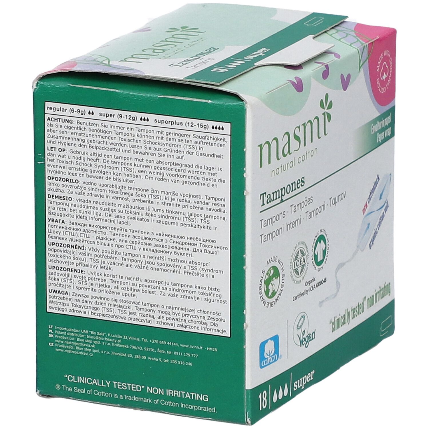 masmi Bio Tampons Super