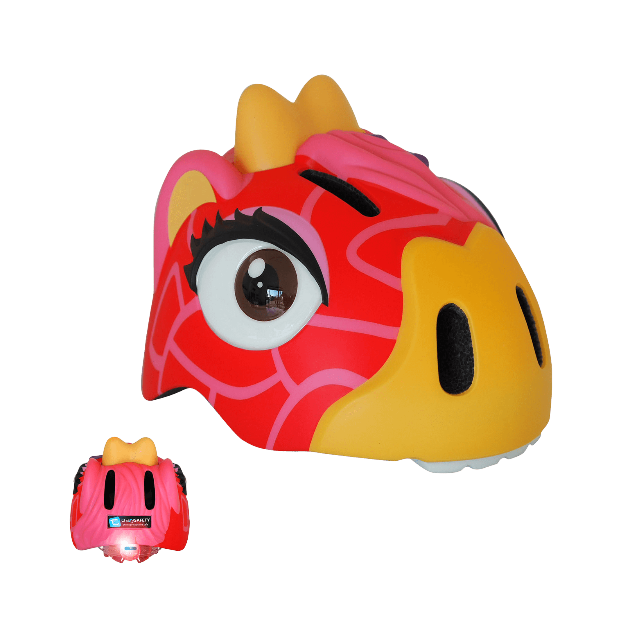 CrazySafety Giraffe Bicycle Helmet - Sykkelhjelmer