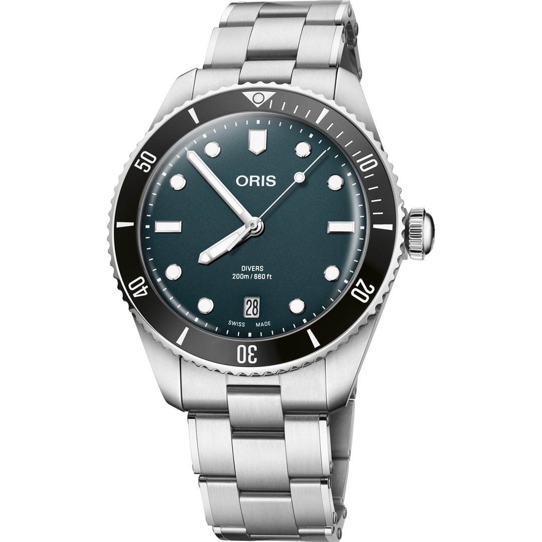 Oris Divers Date 39mm Blau