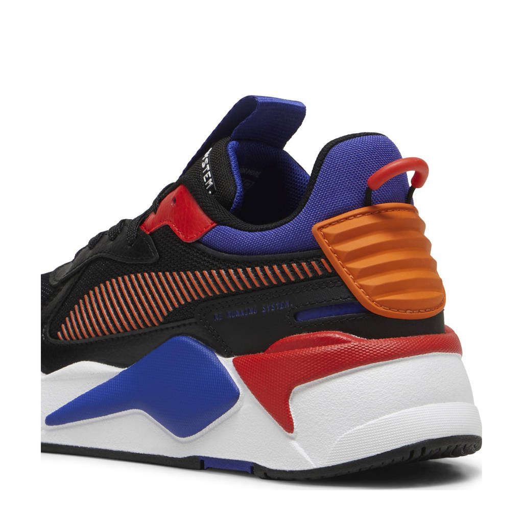 Puma RS-X Geeksneakers zwart/kobaltblauw/oranje