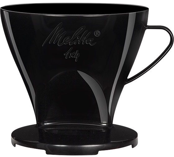 Dripper Melitta 1x4 plastique noir