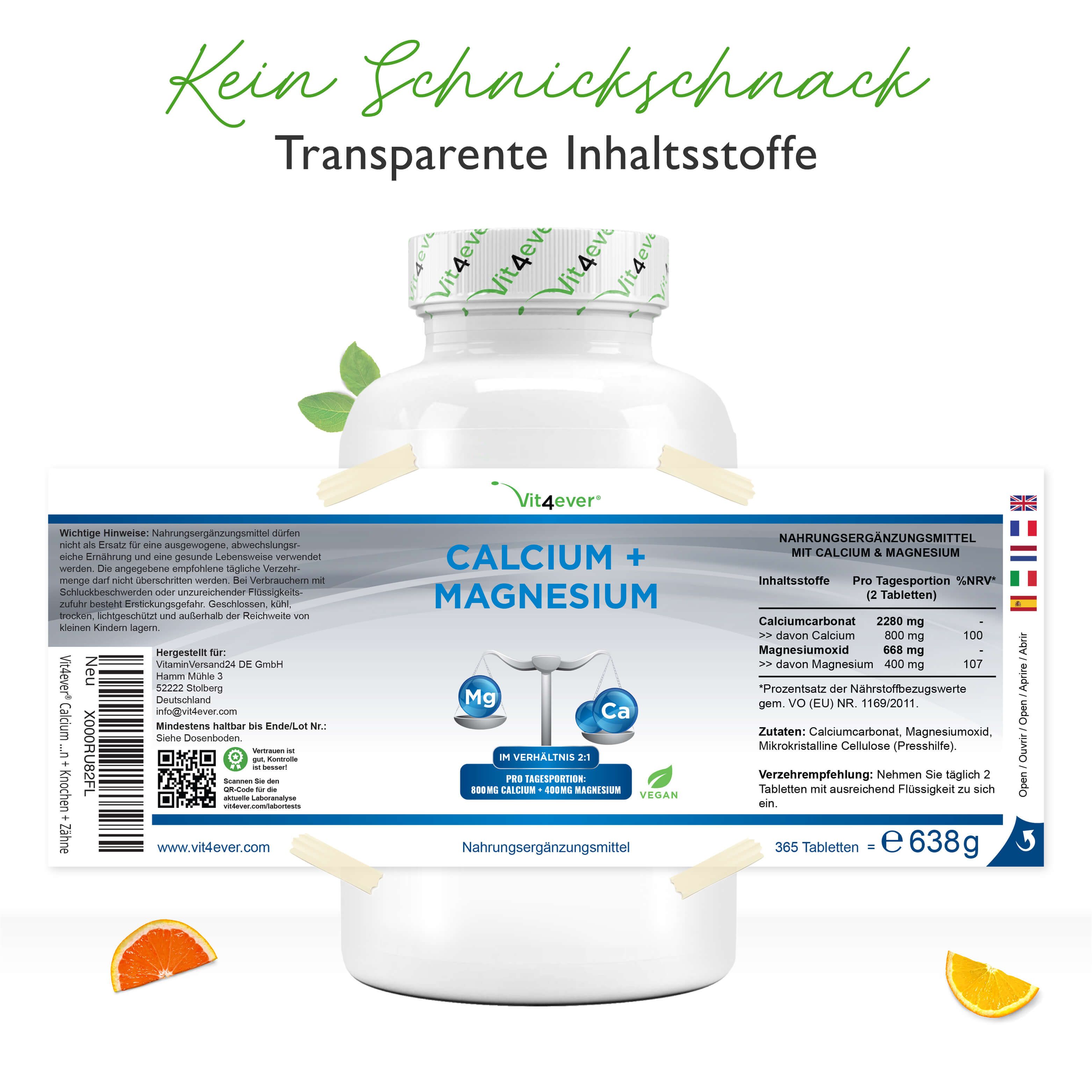 vit4ever Calcium + Magnesium