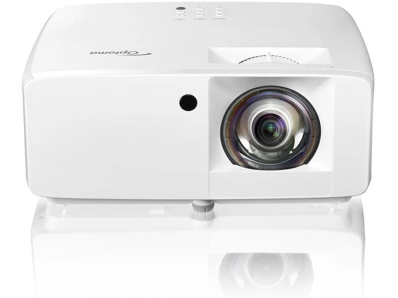 Optoma Kurzdistanzprojektor GT2000HDR Ultrakompakter Full HD-Laser-Heimprojektor mit kurzer Reichweite