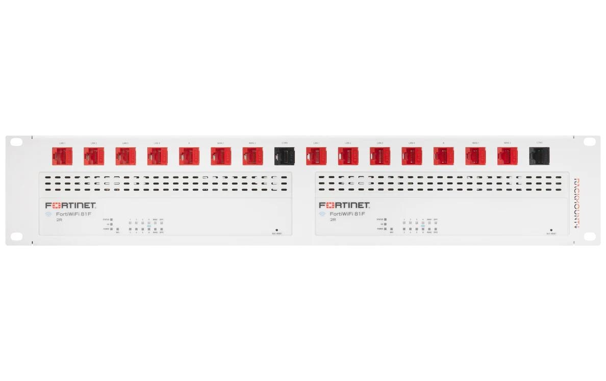 Rackmount Kit RM-FR-T22 für FortiGate 80F-PoE [DSL & FW] Duo<br>Rackmount Kit für FortiGate 80F-PoE [DSL & FW] Duo