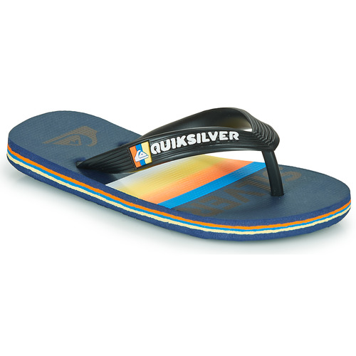Quiksilver - MOLOKAI SLAB - Bleu / orange / noir