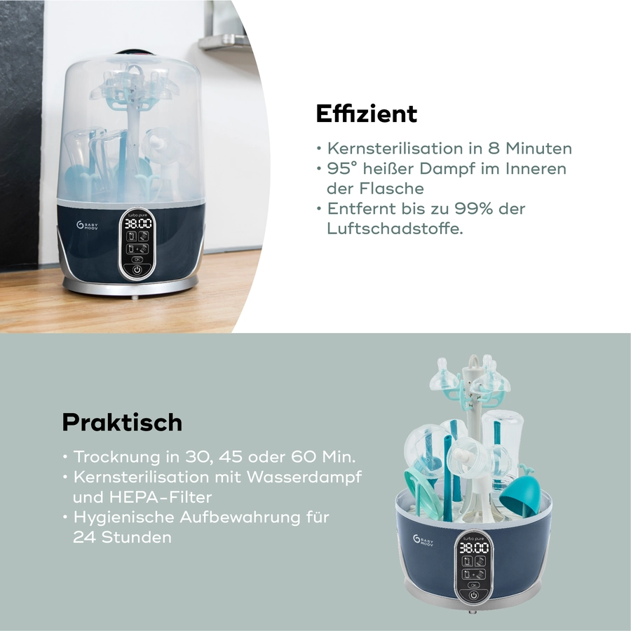 babymoov Dampfsterilisator & Trockner Turbo-Pure