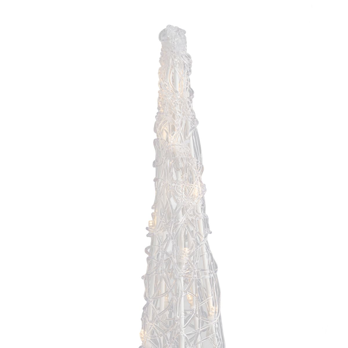 Kerst kerstboom transparant 100cm incl. LED IP44 - Coni
