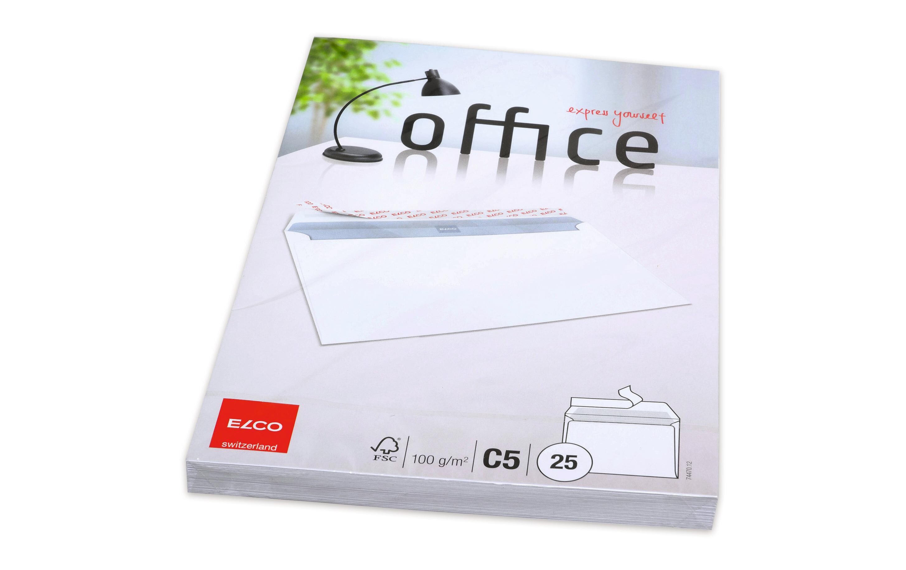 Couvert Office C5 ohne Fenster, 25 StückFormat C5, 25 Stück