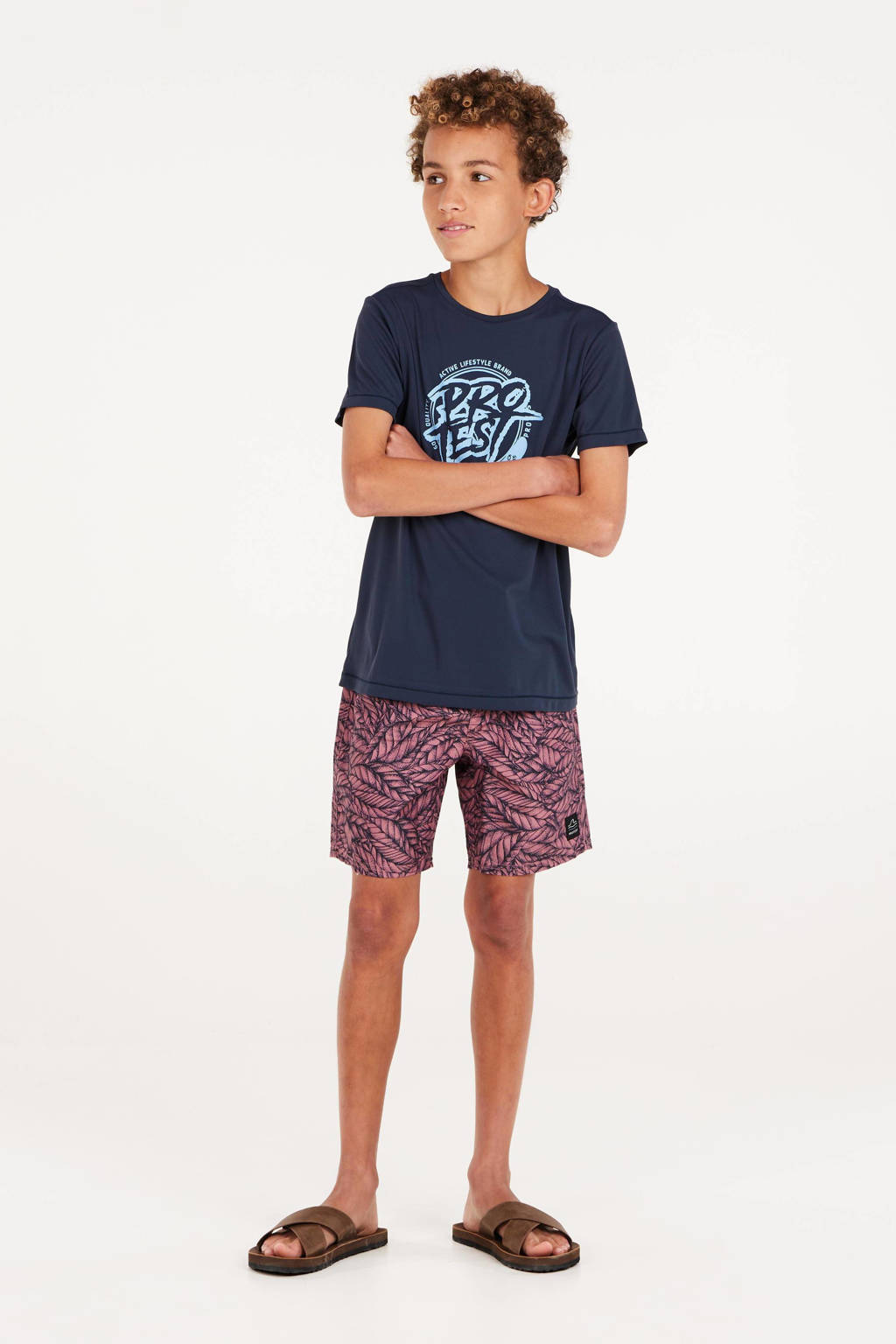 UV T-shirt PRTISLAND JR donkerblauw