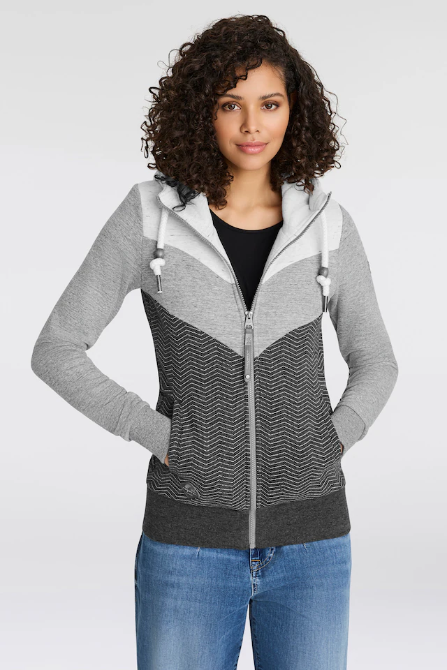 Ragwear Sweatjacke »TREGA ZIP O« im Colorblocking-Design