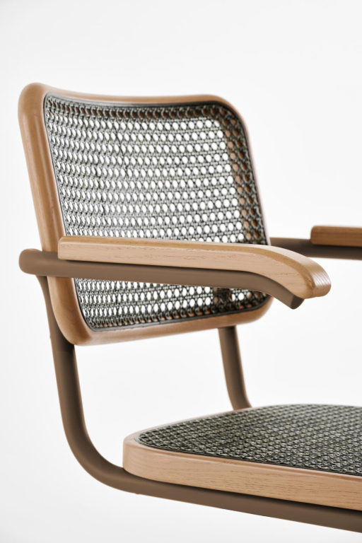 Thonet S64 V eetkamerstoel Dark Melange Black