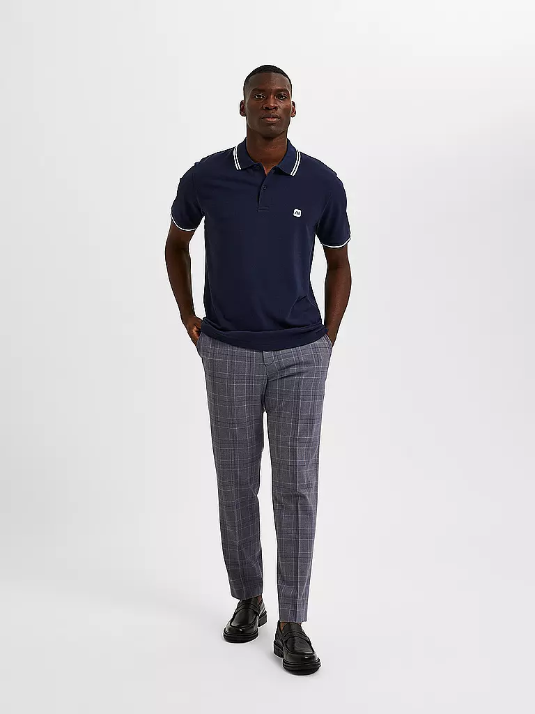 SELECTED Poloshirt SLHDANTE  blau