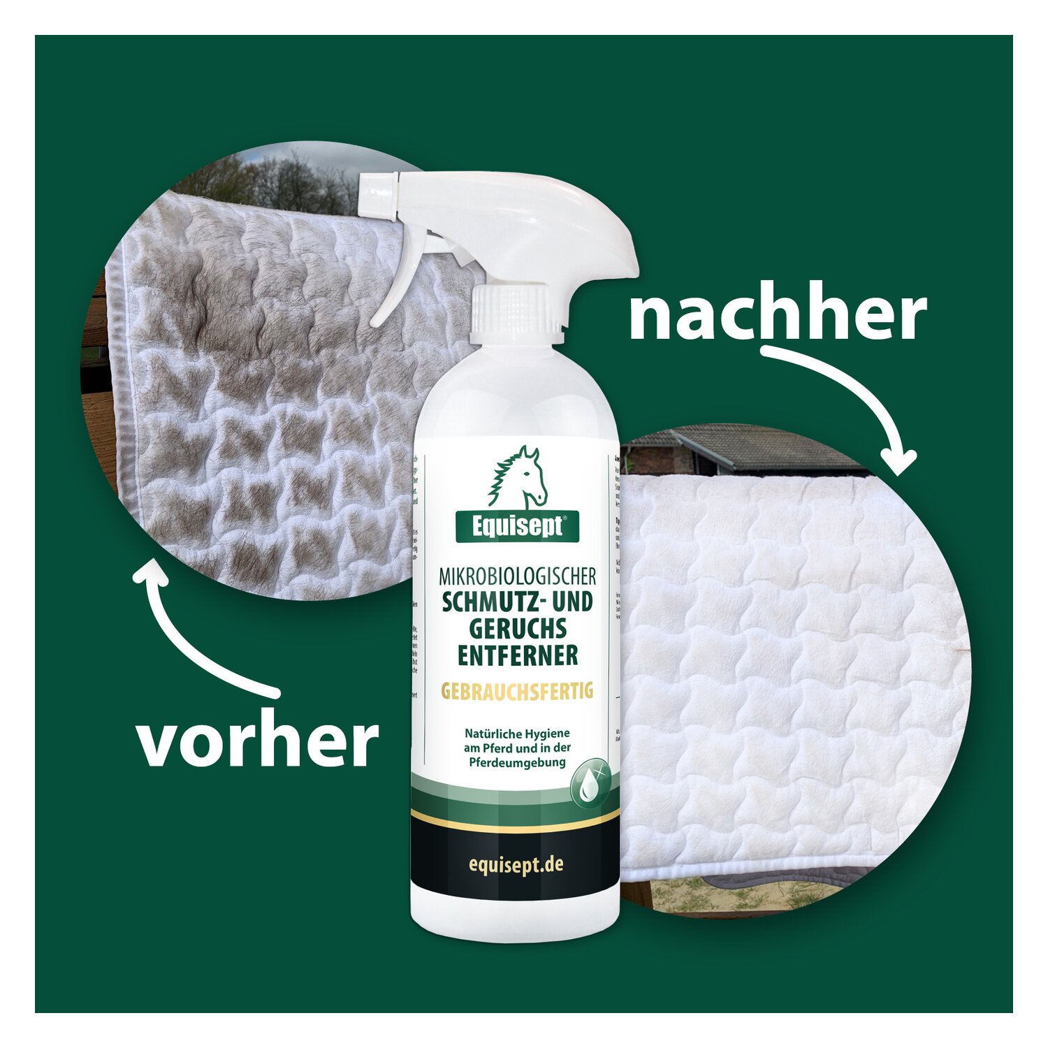 Equisept Schmutz- und Geruchsentferner  - 750 ml