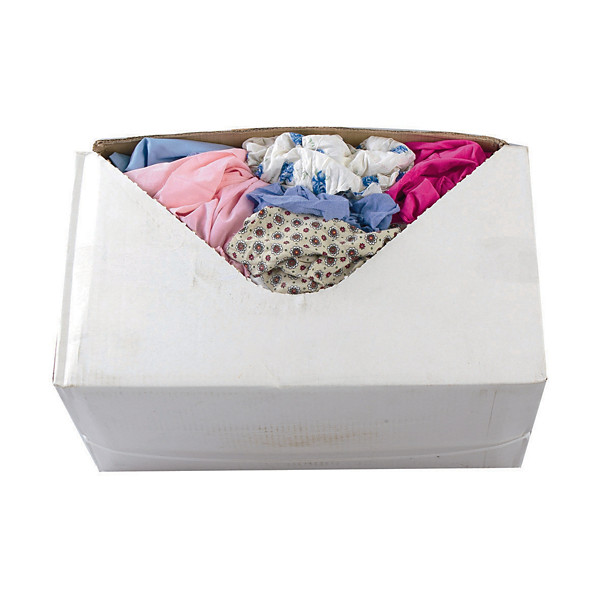 Chiffons textile couleur, la boîte de 10 kg