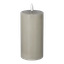 Kubbelys med flamme som flakker LED 15 cm