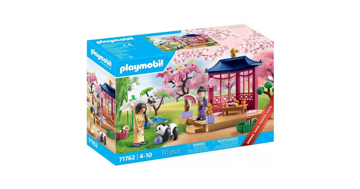 PLAYMOBILMy Life - Aziatische tuin met panda Constructiespeelgoed  (71762)