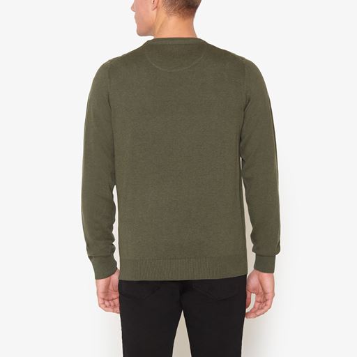 Signal Kyler Structure Crew Striktrøje, Ivy Green Melange, 4XL