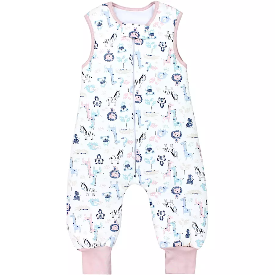 TupTam Baby  Winter Schlafsack mit Beinen 2,5 Tog rosablau