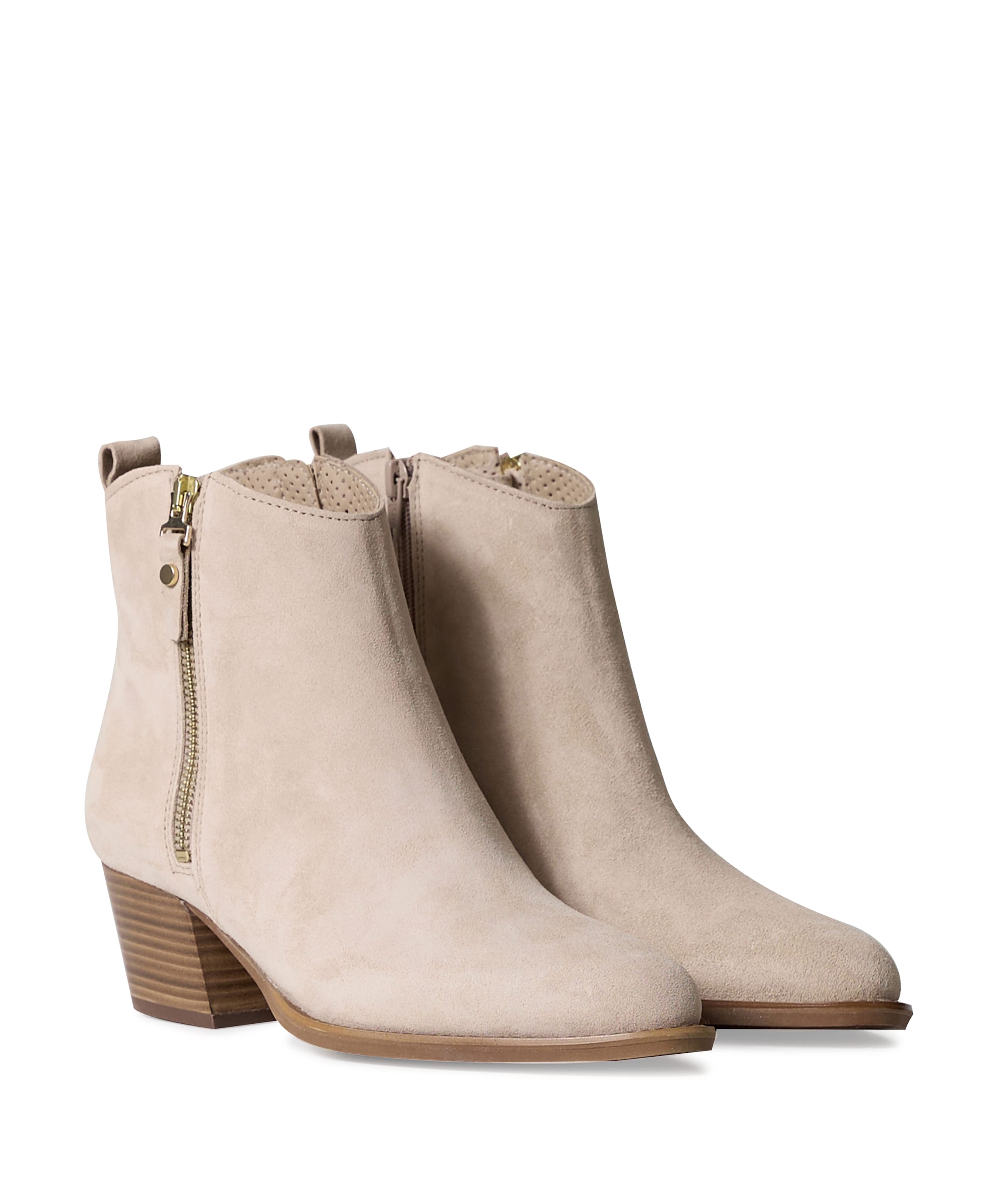 Alpe dames enkellaarzen beige