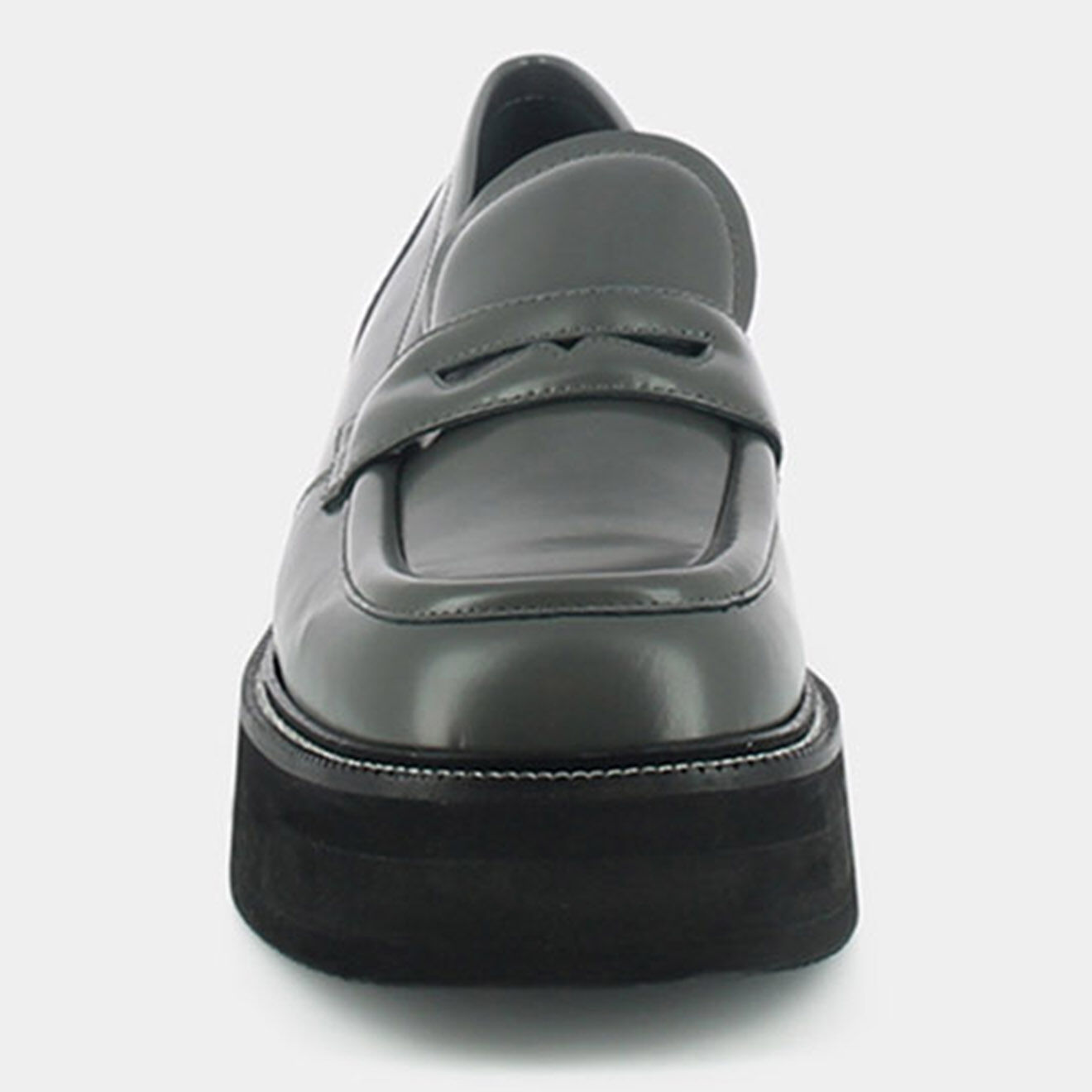 Jonak Mocassins en Cuir Daffy gris