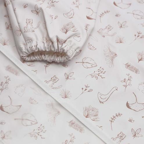 Bavoir tablier PU Wonderfull - Beige - TROIS KILOS SEPT