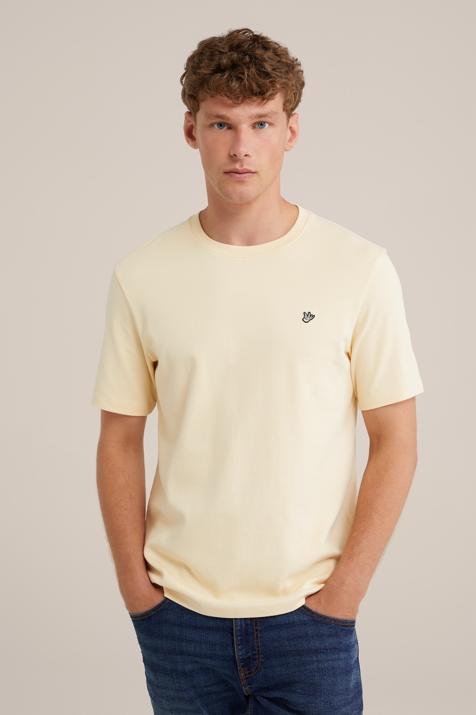T-shirt Fundamentals Lichtgeel