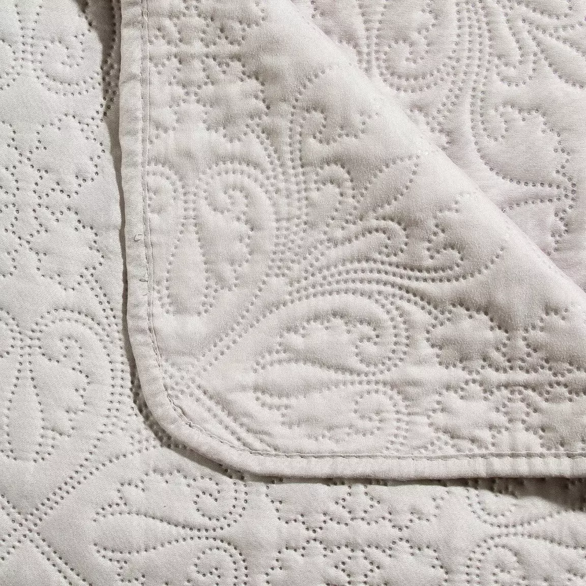 Boutis et taies d'oreiller (240 x 260 cm) Arabesque Lin