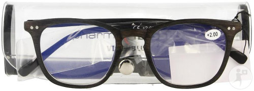 Pharmalens Pharmaglasses Visionblue Pc02 Lunettes De Lecture +2.00 Marron 1 Paire