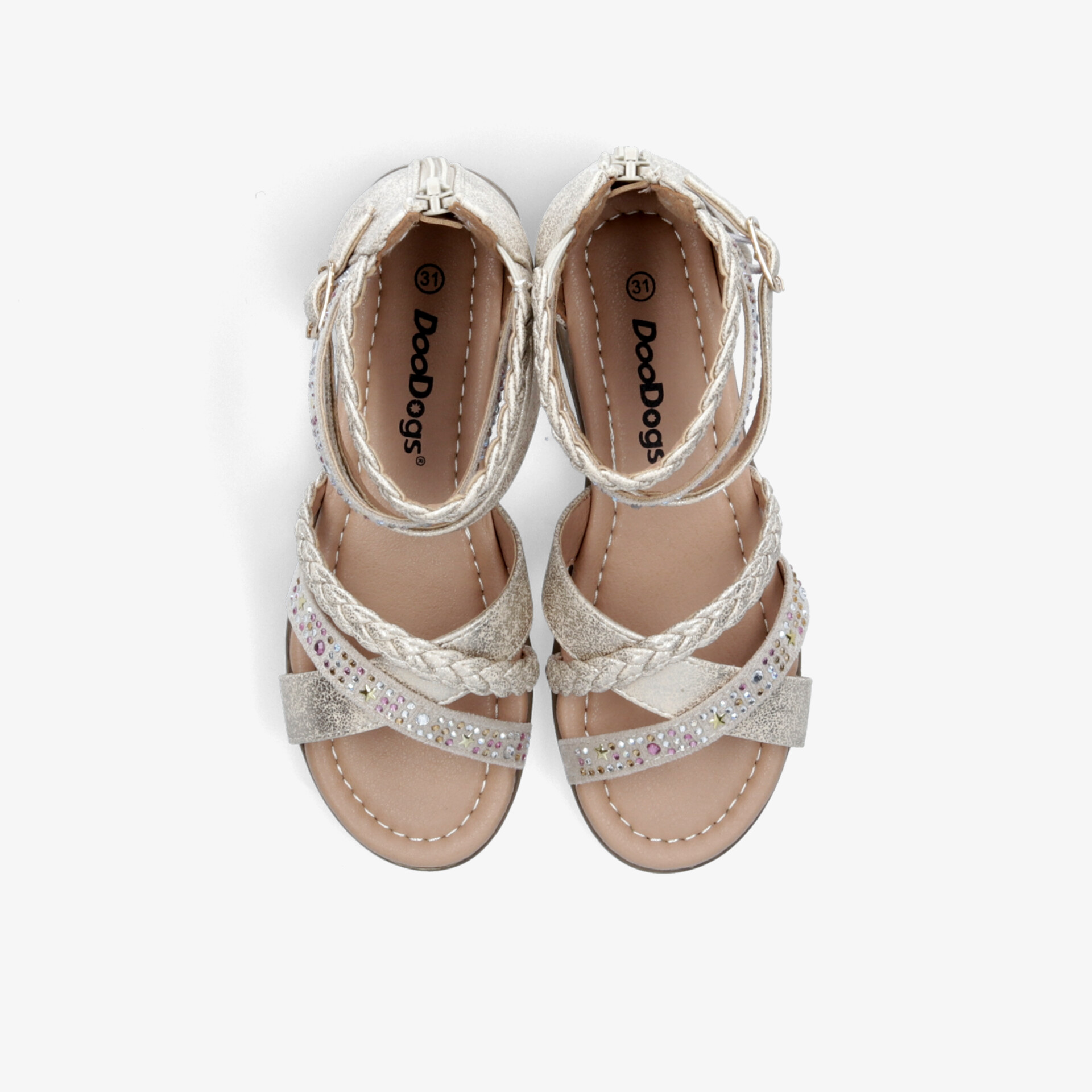 DooDogs Kinder Sandalen - Gold | reno.de