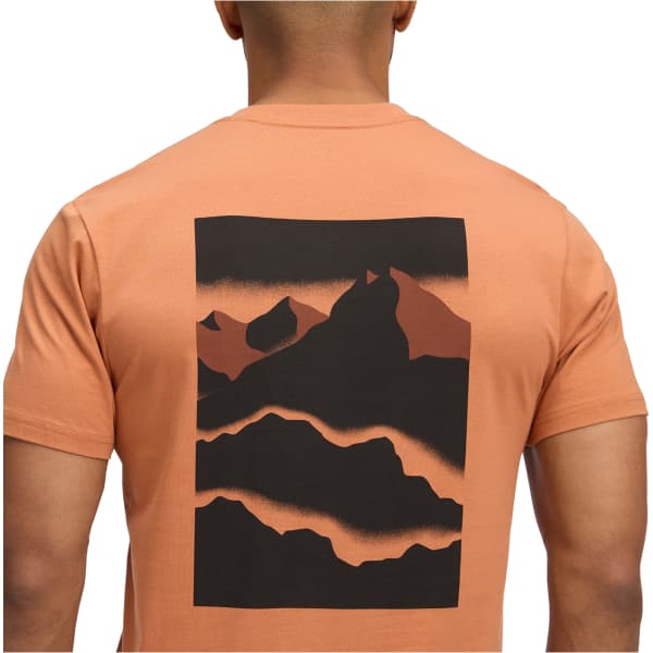 T-shirt escalade BLACK DIAMOND MOUNTAINSCAPE SS TEE MOAB BROWN