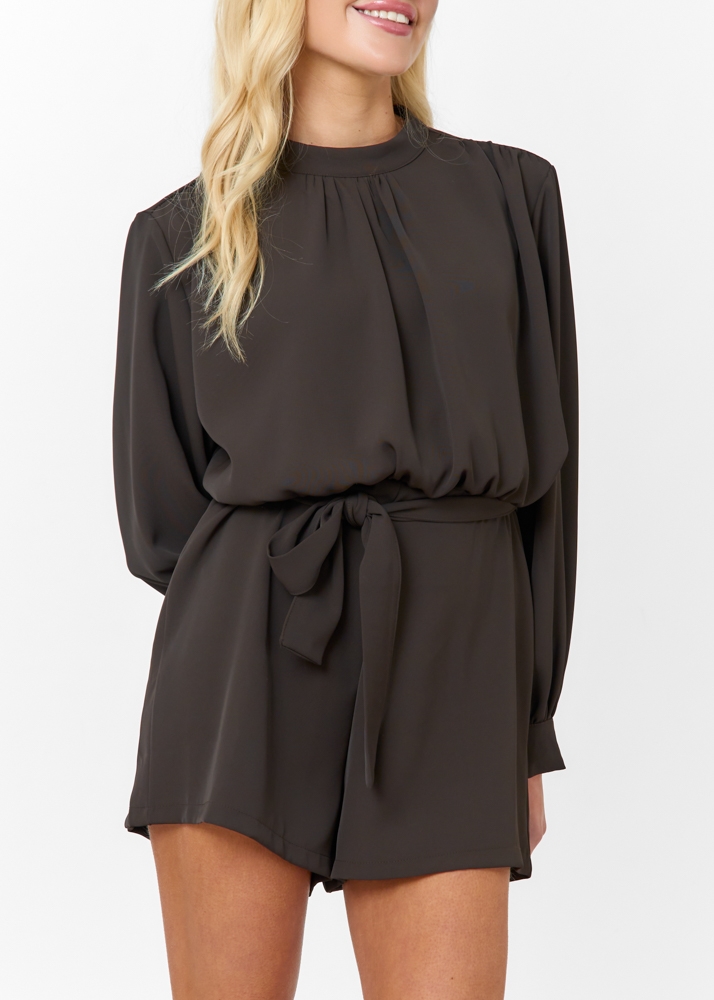 Kiki playsuit choco bruin