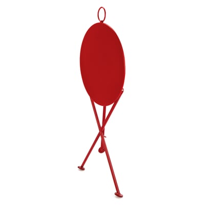 Balkonklapptisch Stahl, Rot