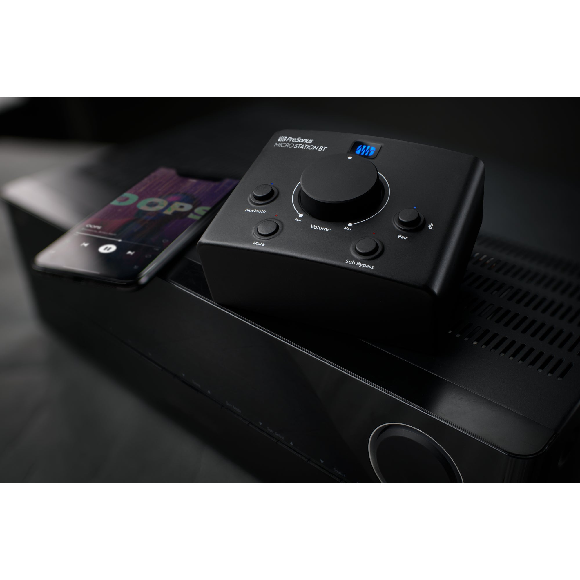 Presonus Micro Station BT monitor controller met Bluetooth