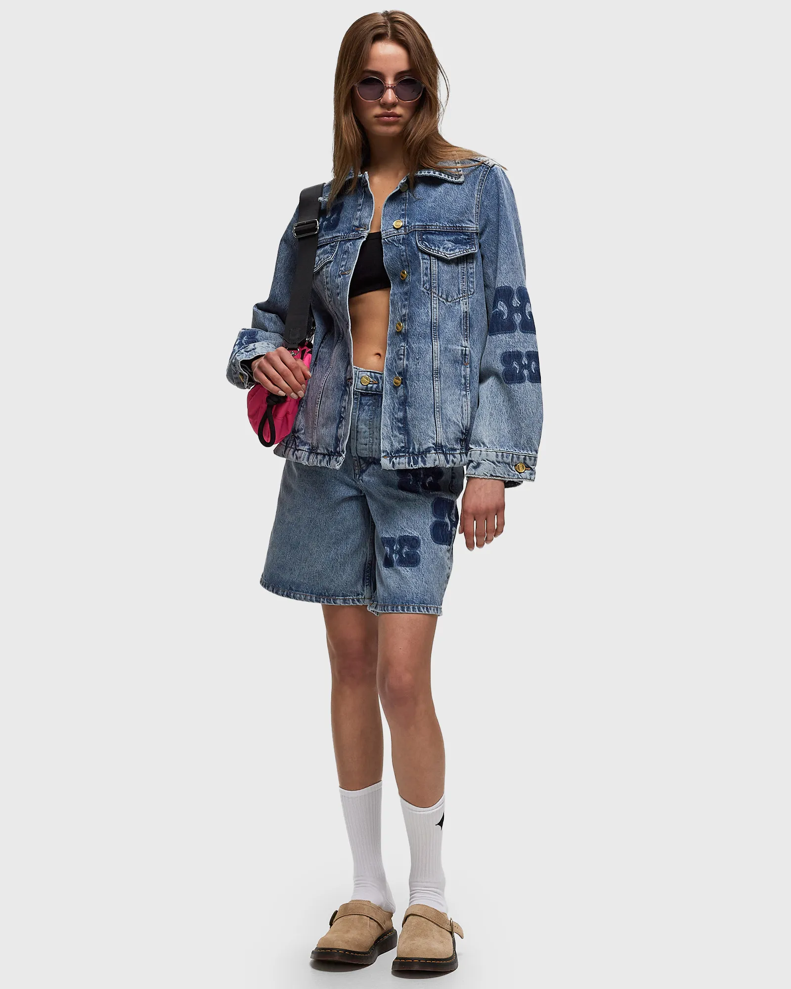 Ganni Patch Denim Jacket