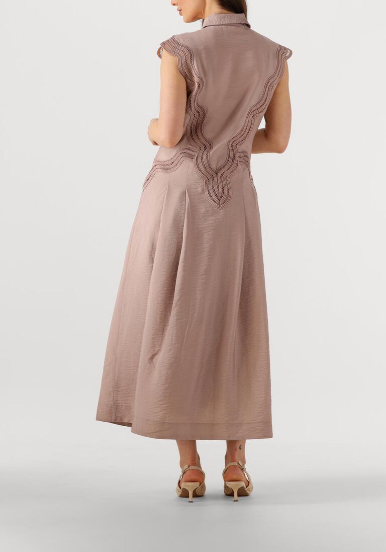 roze copenhagen muse midi jurk cole dress