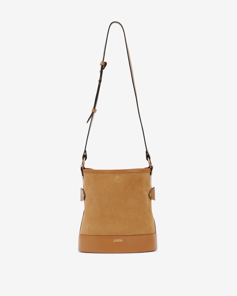 SAC PORTÉ ÉPAULE EN CUIR VELOURS SAMARA