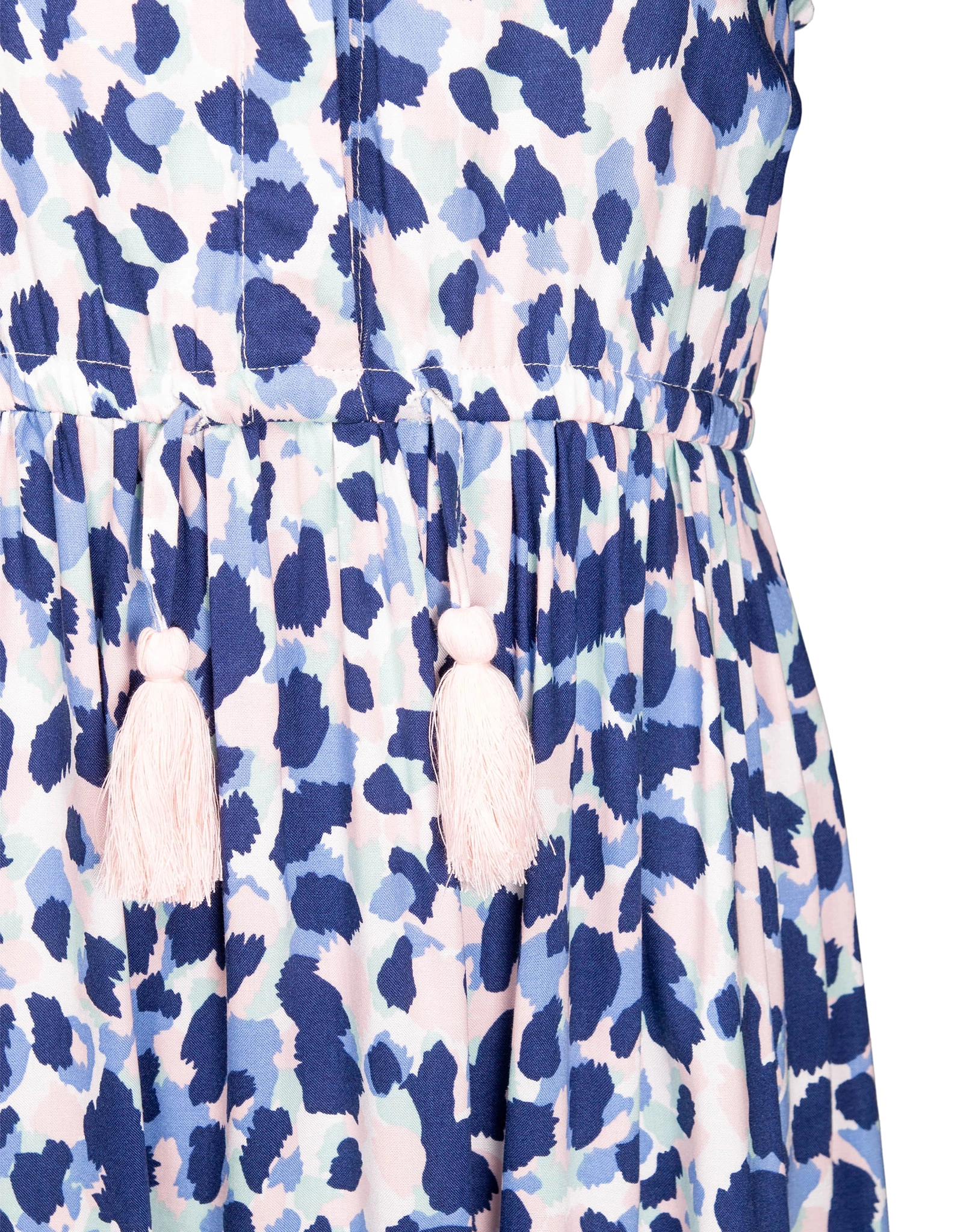 Kleid LEOPARD ärmellos in jeans blue