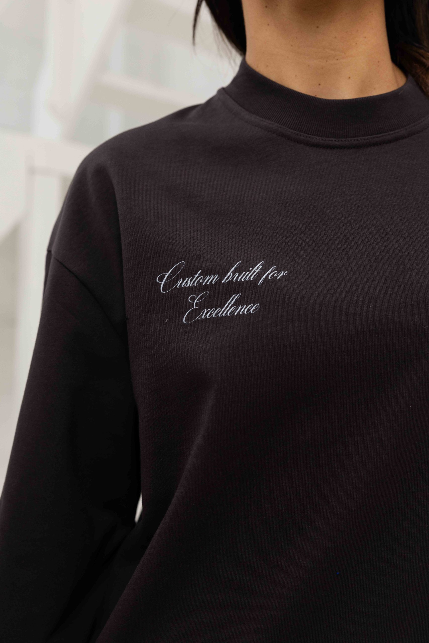 Jorcustom Flowers Longsleeve T-Shirt Dames Bruin
