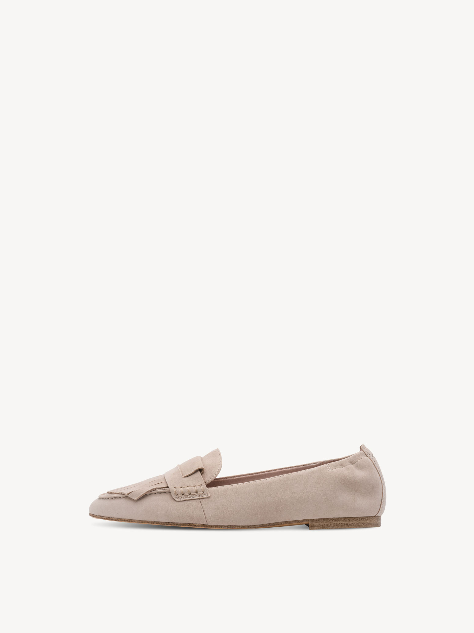 Leren Instappers - beige