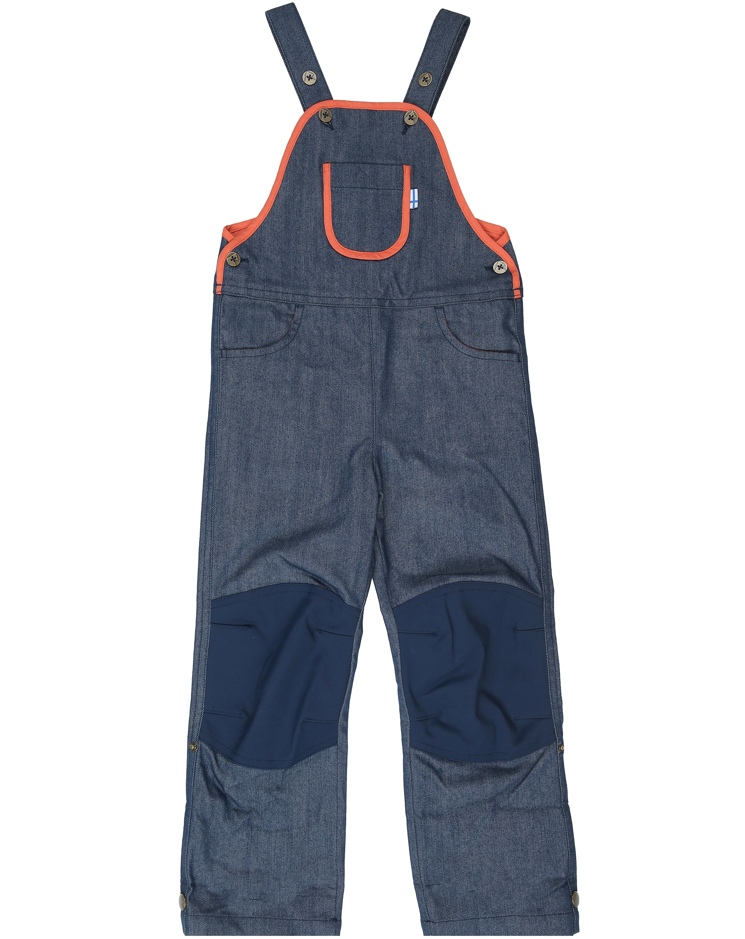 Jeans-Funktions-Latzhose LOIRI DENIM mit Kniebesatz in blau