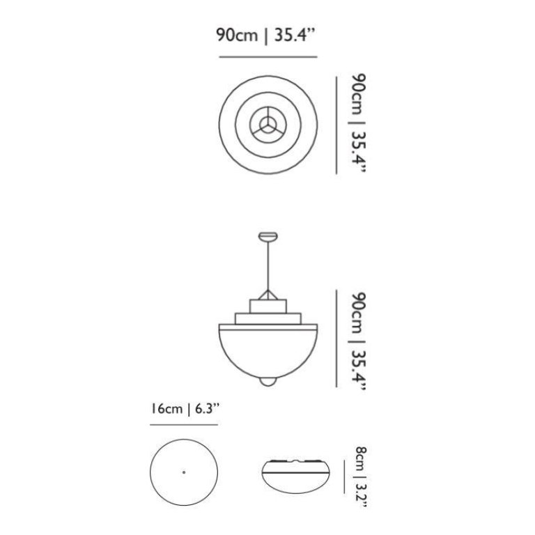 Moooi Meshmatics Chandelier hanglamp Ø90 LED large