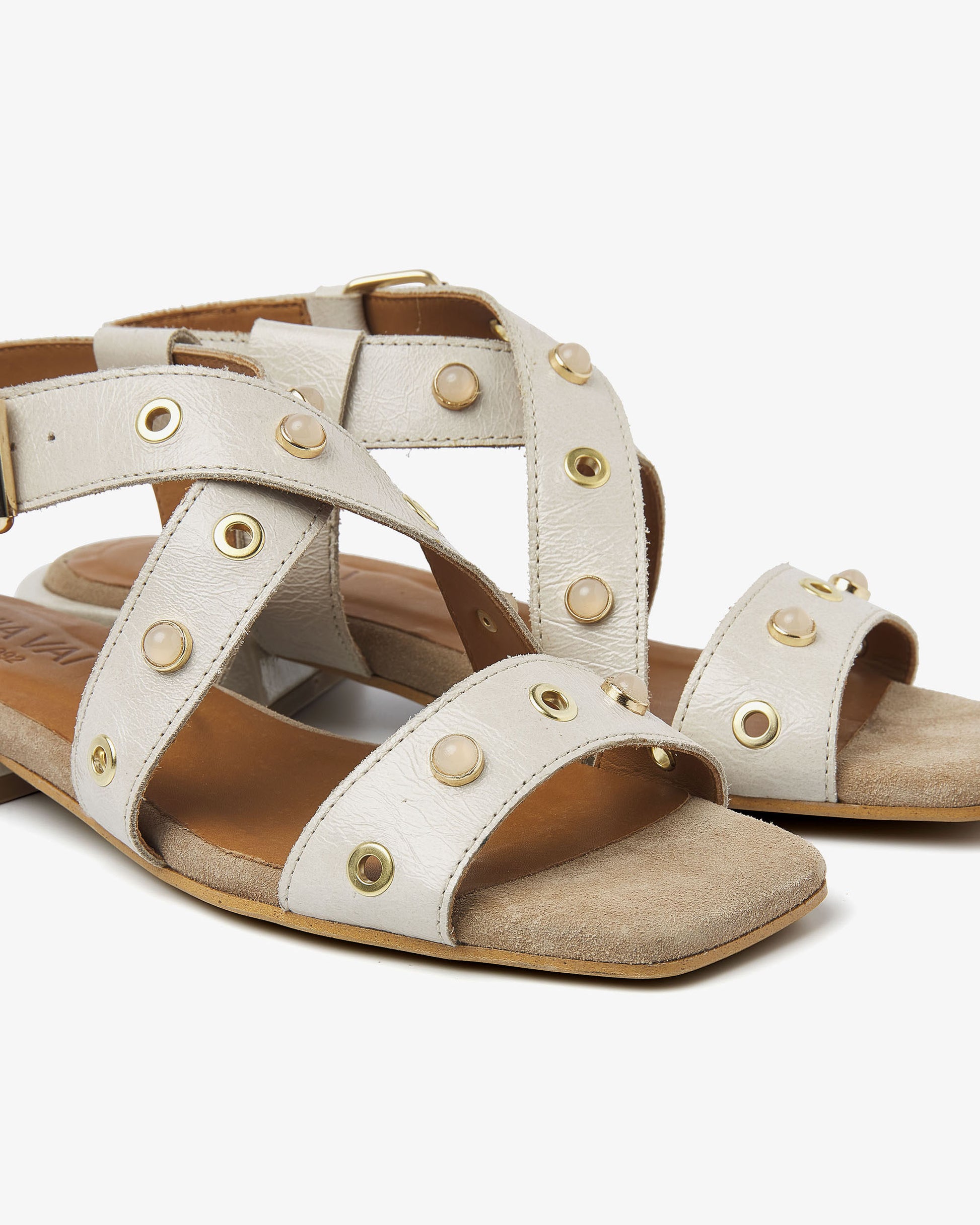 VIA VAI beige sandalen Gigi Polly
