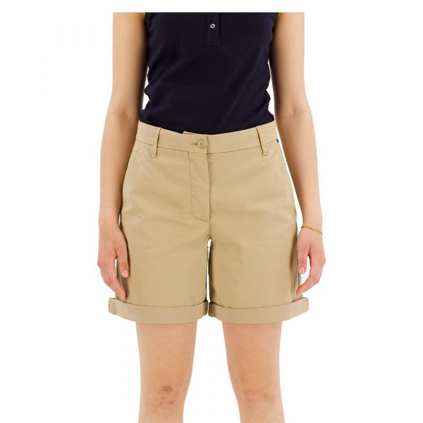 Tommy Hilfiger Blend Shorts Beige 36 Mulher