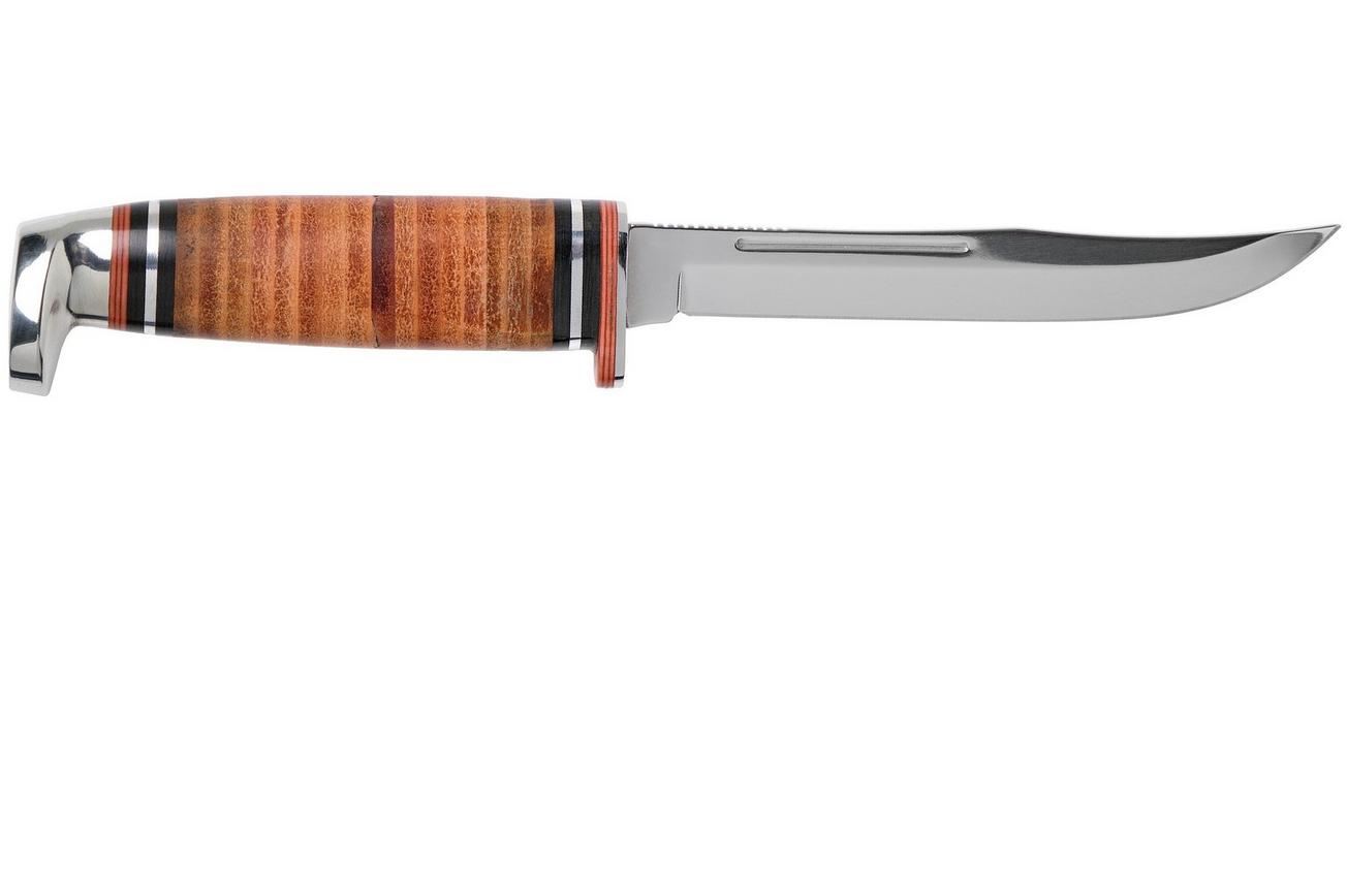 Case Knives Leather 5” Utility Hunter 316-5 SS 00381 jachtmes