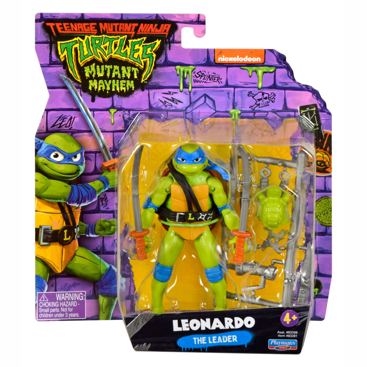 Teenage Mutant Ninja TurtlesSpeelfiguur - Leonardo the Leader
