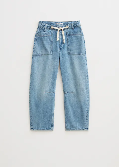 Barrel baggy jeans blauw (BLW.USM)