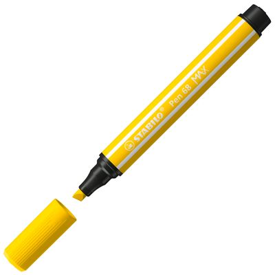 STABILO - Feutre de dessin pointe large biseautée - jaune