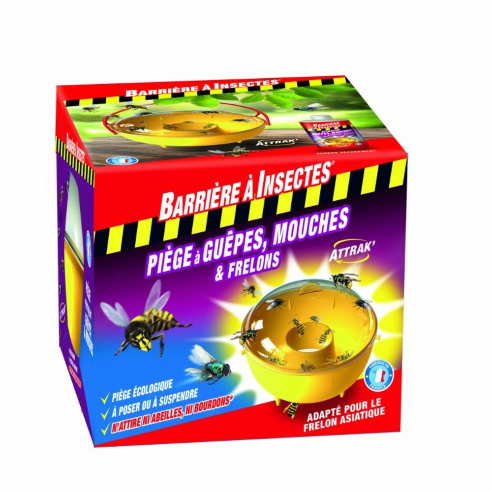 Piège à guêpes, frelons, mouches et moucherons - 1 piège