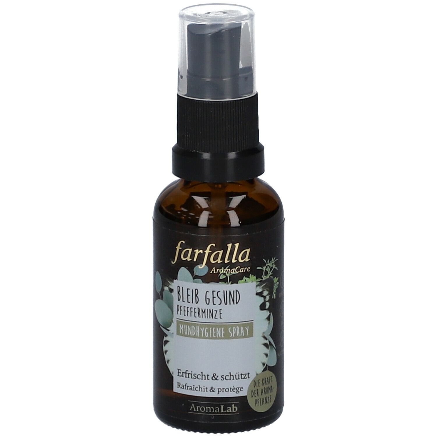 farfalla BLEIB GESUND PFEFFERMINZE MUNDHYGIENE SPRAY